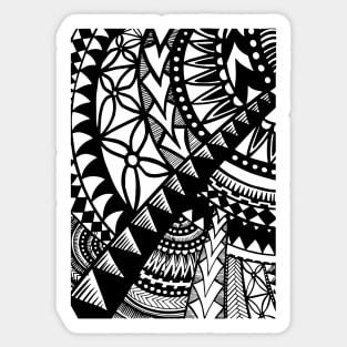 Pacific Island Pattern 2 Sticker